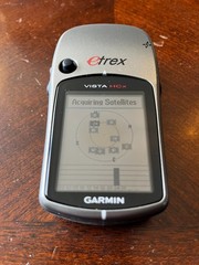 Garmin eTrex Vista HCx Personal Navigator Handheld GPS with accessories