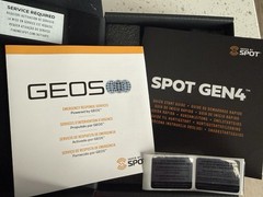 SPOT GEN4 Satellite GPS Messenger w/ SOS, Carabiner Clip, Box & Manuals