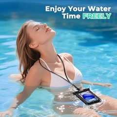 MAIRAN Floating Waterproof Phone Pouch 2Pack, Floatable IPX8 8.0 inches