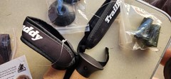 TrailBuddy Trekking Poles Pink Black Pair Lightweight 7075 Aluminum Collapsible