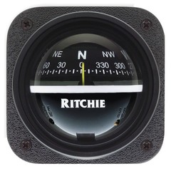 Ritchie V-537 Explorer Compass – Bulkhead Mount – Black Dial V-537 UPC 010342…