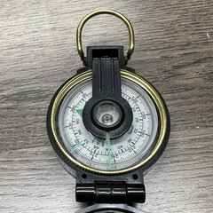 Vintage Engineer Directional Compass Lensatic Black Scouting Hiking Exploring