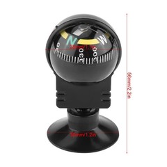 2pcs Car Compass Automotive Compass Ball Adjustable Dashboard Mounted for Hiking
