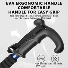 4-Section Portable Outdoor Fold Trekking Pole Walking Hiking Stick Alloy Telesco