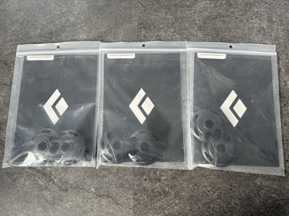 Black Diamond Alpine Z-Pole Baskets | LOT OF 3 PAIRS