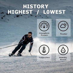Altimeter GPS Watch with Weather Forecast