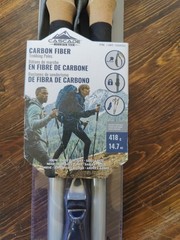 Cascade Mountain Tech Carbon Fiber Hiking Trekking Poles Cork Grip 418 g 14.7 oz