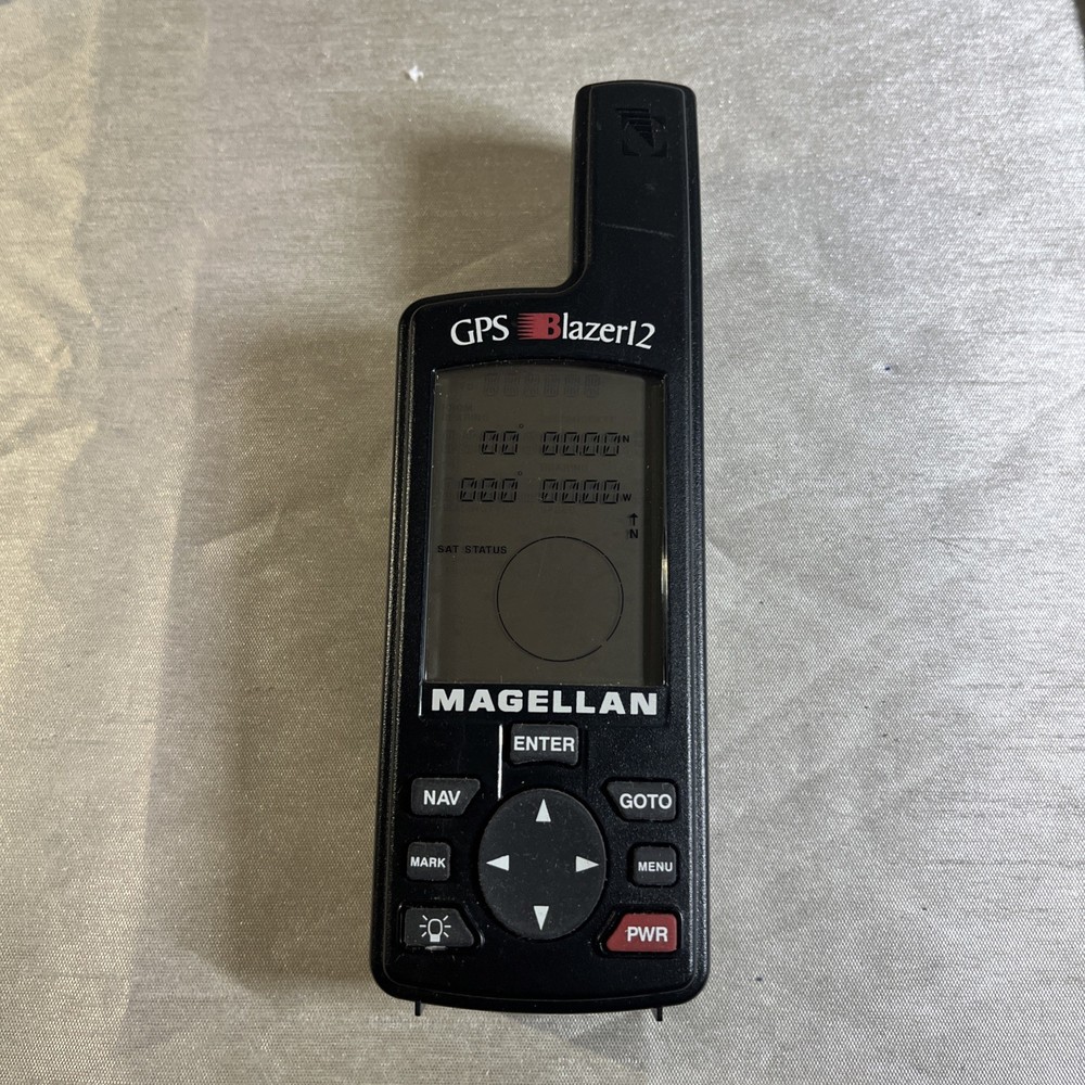 Magellan GPS Blazer 12 Satellite Navigator Pocket Size GPS Hiking Hunting Tested