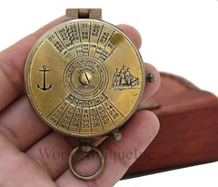 50 Years Calendar Compass, Gift for Husband, Anniversary, Wedding Gift for Him,