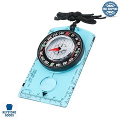Kids & Adults Magnetic Hiking Compass for Wilderness Navigation & Camping