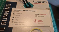 LEKI Ultratrail FX.One Carbon Foldable Trail Running Pole 110cm