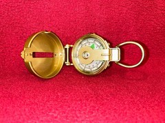 Lensatic Engineer Metal Flip Liquid Compass Japan