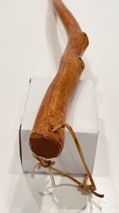 Brazos Handcrafted Free-Form Hawthorn Wood Walking Stick – 43.5″ Hiking Cane