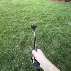 Trekking Pole Hiking Staff Black/Pink w/ Wrist Strap & Basket