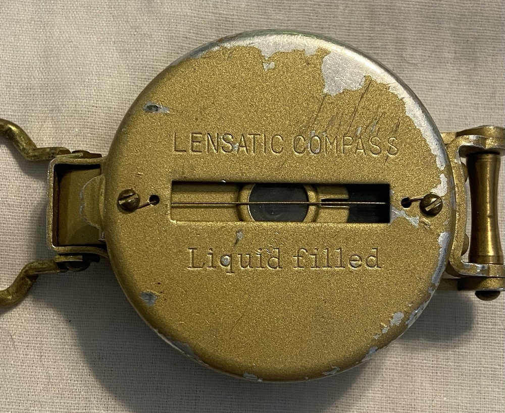 Vintage “Kiffe” Military Style Lensatic Compass Japan Liquid Filled Rare