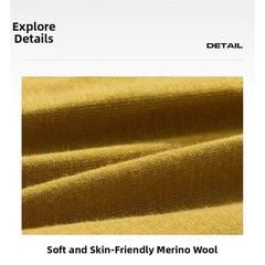 For Men’s Lightweight Merino Wool Gloves for Outdoor Activities All Season