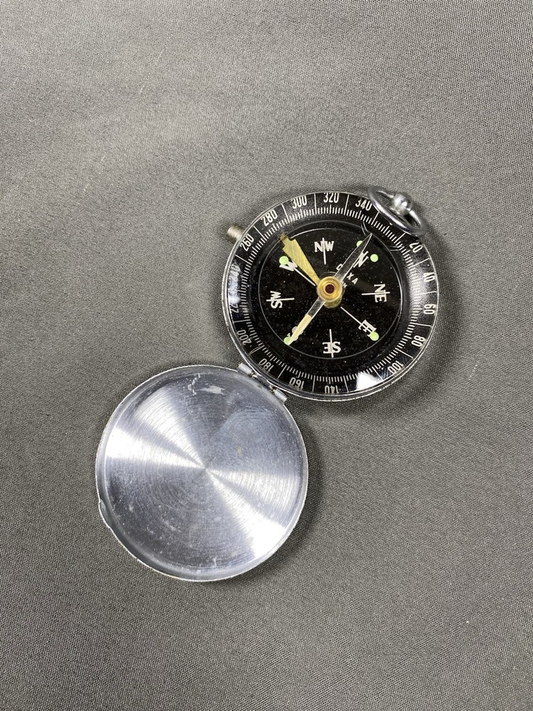 Vintage DOXA 1960s Pocket Compass ~ Made In Japan