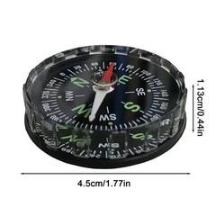 45mm Compass Pocket Outdoor Camping Hiking Guider Compass Survival Navigation