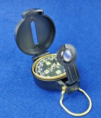Vintage LENSATIC COMPASS Compass in Original Box japan model -300-p mint nos