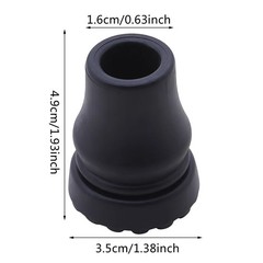 16-22mm Antiskid Walking Stick Crutch Cane Bottom Pads Cover Protector Climbing