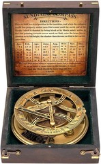 Handmade Brass Ross London Nautical Marine Round Pocket Compass