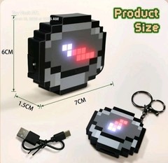 🧭⛏️ Minecraft Rechargeable Digital Compass w/ Charging Cable LED Gamer