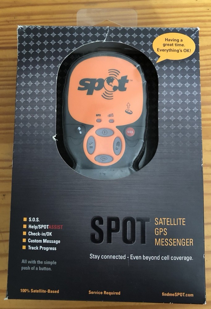 SPOT Orange Satellite GPS Messenger Untested C1.2