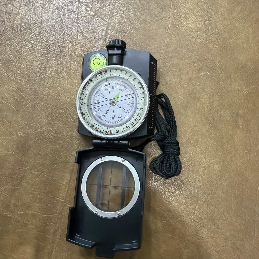 military-style prismatic compass lensatic/sighting compass With Canvas Case