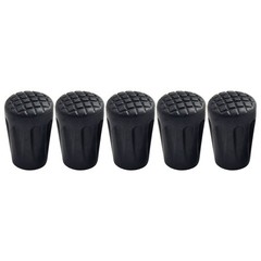 Long Lasting 5pcs Trekking Pole Tip Cap Preserve Your Walking Stick’s Condition
