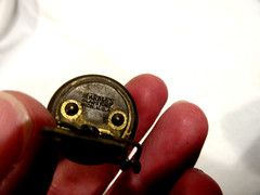 Vintage Marbles Brass Lapel Compass