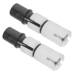 2 Pcs Hiking Trekking Pole Parts Cane Fitting for Poles Expansion Tube