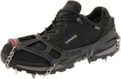 Kahtoola MICROspikes -snow, ice, trail hiking crampons – BLACK, EXTRA SMALL (XS)