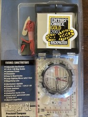 Silva Ranger CL Compass with Reflective Mirror Manual, Lanyard, Case Finland