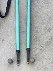 Set of Trail Buddy Trekking Poles 105-135CM Aqua Blue W/Bag – 11P
