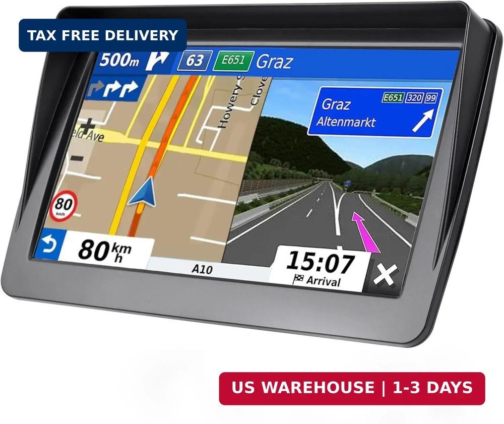 Garmin Car Truck GPS Navigation 7 Inch Touch Screen 2026 Maps Spoken Direction