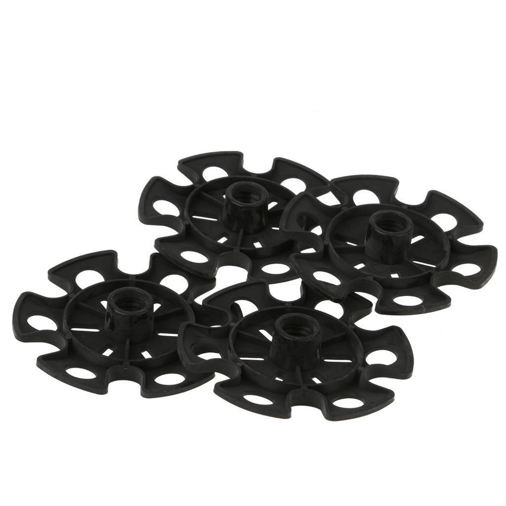 4pcs Replacement Rubber Snowflake Snow Basket for Hiking