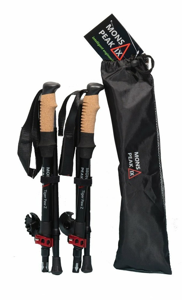 QUALITY TIGER PAW Z TREKKING POLES (Z-135) Durable & Lightweight FREE SHIPPING