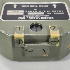 Brunton Military Compass M2 Nonmaintainable in Case Jan 1987 19200MILC58052 VTG