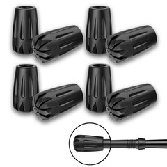 Durable Replacement Trekking Pole Tips, Universal Anti-Slip Walking Stick Tip…
