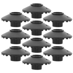 10 Pcs Walking Stick Parts Replacement Cane Tip Hiking Pole Mud Support