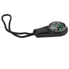 5-Pack Mini Survival Compass Waterproof Acrylic Pocket Compass with Lanyard Tool