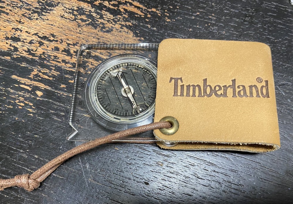 Collectible and functional practical Timberland compass pocket convenient travel