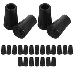 25 Pcs Hiking Pole Rubber Tips Replacement Walking Cane Replacements Heavy Duty