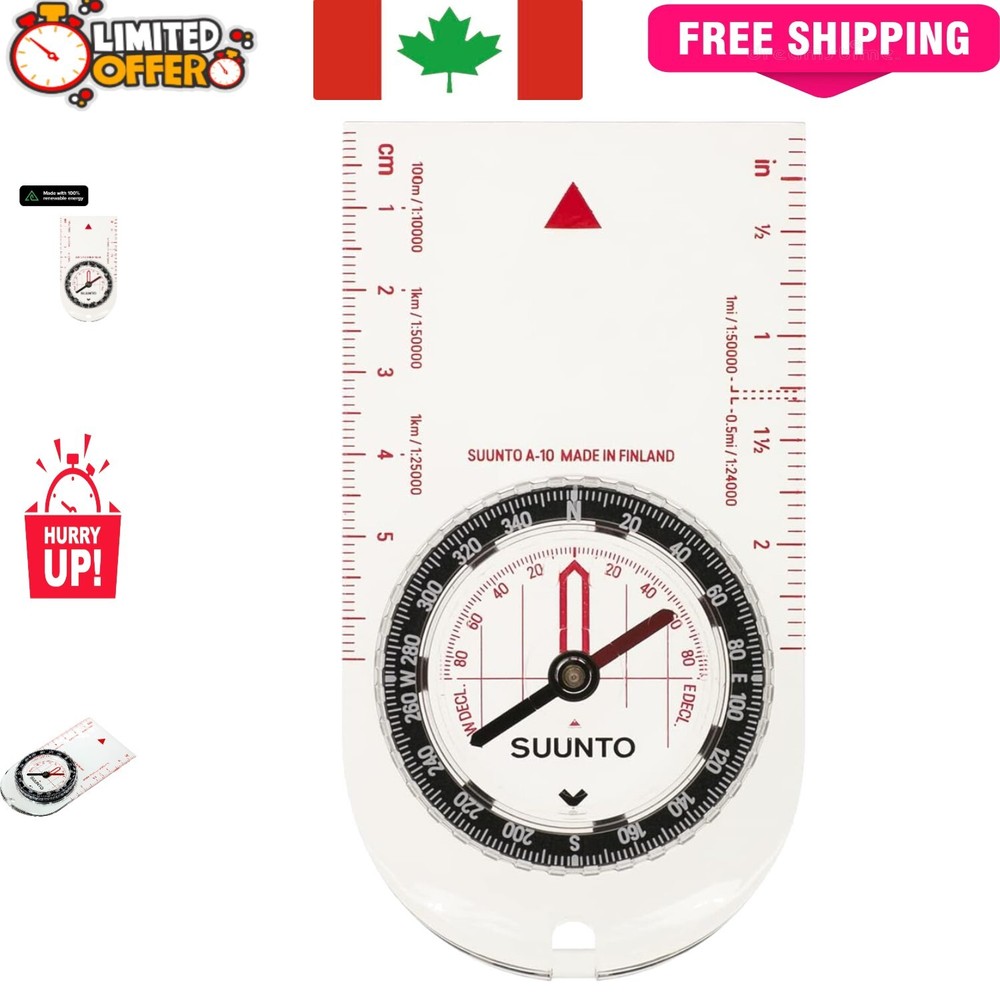 Minimalist A-10 Compass: Lightweight Design for Effortless Hiking Adventures