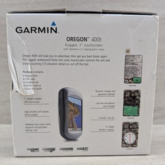 Garmin Oregon 400t Handheld GPS Nav Includes Box Manuals Outfitters Case Cables