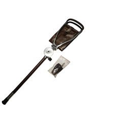 Quality Leather Shooting Trekking Walking STICK Folding SEAT Stool Chair