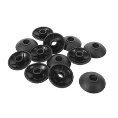 12Pcs Durable Round Trekking Pole Basket Replacement for Hiking Sticks Black