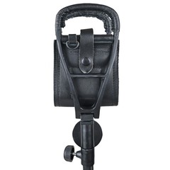 Outdoor Shooting Stick Spectator Adjustable Leather Walking Stick Fishing Stool