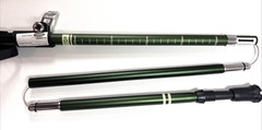 Trekology Trek-Z SE Green Cork Grip Folding Trekking Pole w/ Bag