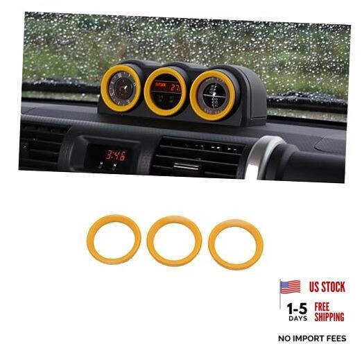 Compass Decorative Fit for FJ Cruiser Yellow Frame Triptych Combination